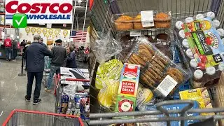 Costco vlog,New sales at Costco new york🇺🇸✅هميزات هاد الشهر،مشترياتي من كوسكو😱