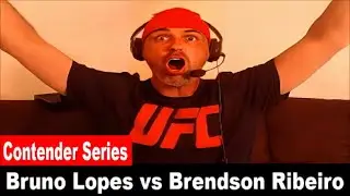 Dana White's Contender Series: Brendson Ribeiro KO's Bruno Lopes LIVE REACTION