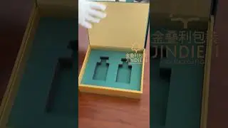 green perfume packaging box. #box #factory #diy #machine #lifeisbutadream #perfumebottle #fashion