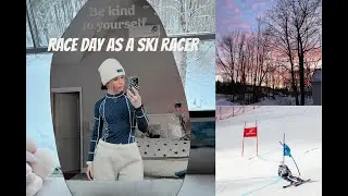 race day as a ski racer