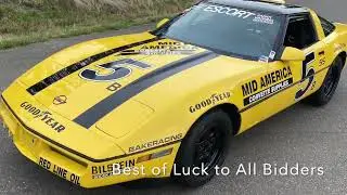 1987 Corvette #5 Kim Baker Escort Racer