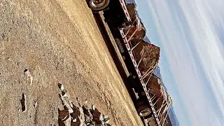 flatbed trucking hauling boulders #flatbed #stepdeck #trucking
