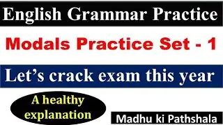 practice of modals | set 1 | English grammar | #madhukipathshala