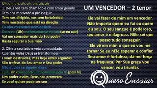 um vencedor   2 tenor   queroensaiar