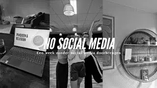 No Social Media 📴🫧 - Een week zonder social media doorbrengen - Part 1