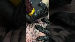 Процесс работы мастера Елизаветы #татупитер  #KitchenTattoo #чбтату #tattoo #blacktattoo   #минитату