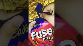 Trying Cadbury Fuse Bites #shorts