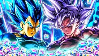 100K CC SUMMONS FOR LF MUI GOKU AND BLUE EVOLUTION VEGETA ( Dragon Ball Legends )