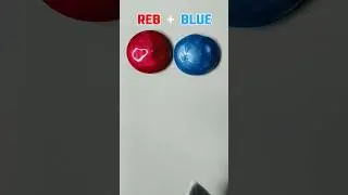 Mixing Red and Blue | Satisfying Color Reveal 🎨✨
