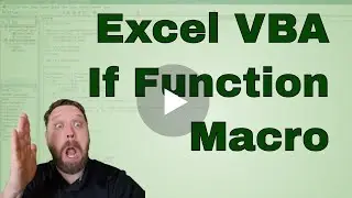 #3 VBA   Excel If Function in VBA code