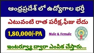 #ఆంధ్రప్రదేశ్ లో ఉద్యోగాల భర్తీ |APSSDC Recruitment Notification 2022 |
