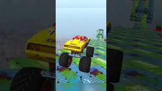 Monster Truck Mega Ramp Impossible driver Extreme Jump #shorts #short #shortvideo