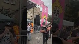 Event dude event dooding.Bexar Brass don't need no stinking power.  They rock out no matter what.