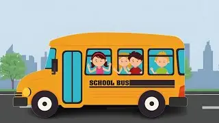 Wheel On The Bus Go Round And Round - Baby song | English Nursery Rhymes & Kids Songs
