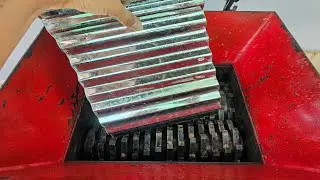 Stainless steel vs shredder | Crusher vs steel real experiment