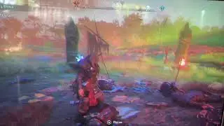 Assassins Creed Valhalla - Essexe Fly Agar Mushroom Hallucination - Blue/Fire Challenge. Gate.