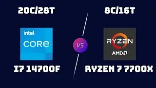 i7-14700F vs Ryzen 7 7700X &ndash; Raptor Lake Refresh vs Zen 4 CPU Showdown