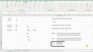 AND OR and XOR Functions in Excel