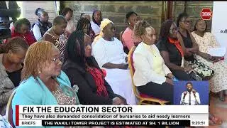 Women leaders demand bursary consolidation, fixing of CBE
