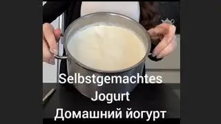 Selbstgemachtes Jogurt -Домашний йогурт.🇩🇪&🇪🇬