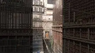 Vertical member rebar works (lift core) #civilengineering #tipsandtricks #construction