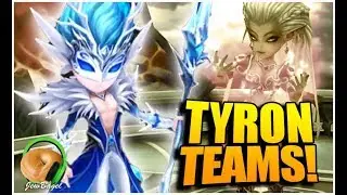 SUMMONERS WAR: Tyron Team Comps -for- TOA 100 Lyrith Rotation