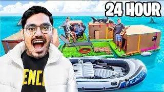 24 Hours On Beach Challenges   24 घंटे समुद्र तट से बाहर नहीं जा सकते   Will I Survive