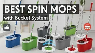 TOP 5 Best Spin Mops With Bucket System 2026 | Amazon cleaning tools