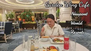 Garden Wing Cafe Newport Mall. Newport World Resorts Pasay City Philippines.