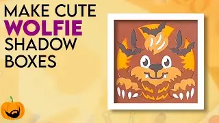🎃 Wolfie Shadow Box 🎃 Witches, Bats, and Papercrafts 2025 🎃