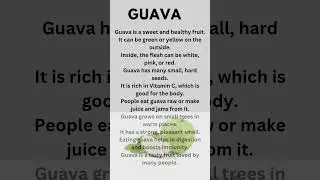 10 lines essay on Fruit Guava in English/Ammord pr 10 lines/My favorite fruit/Healthy fruit 10 lines