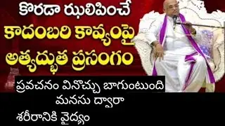 కాదంబారి కావ్యం శ్రీ గరికిపాటినరసింహారావు గారు మాటలో 