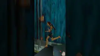 Self-aware Lara Croft avoids a Trap in Tomb Raider 2
