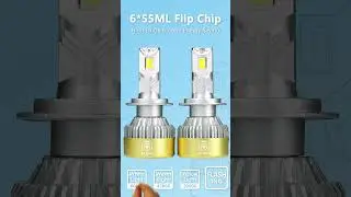 S4 ULTRA LED HEADLIGHT BULB - 3 COLOR FOR ALL WEATHER CONDITIONS  #ledlights #led #automobile