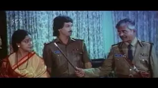 Husband and Wife Quarreling For Their Prestige | Keralida Sarpa Kannada Movie Scene