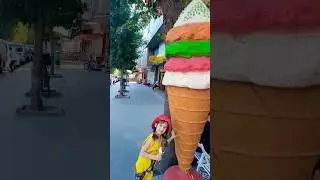 ice cream 🍦and coslet 🥳