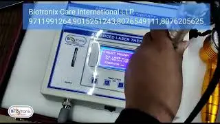 Biotronix Laser Therapy Dual Probe Red Visible pointed and Cluster Probe 750 MW Pain Relief Laser