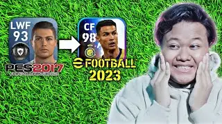 KARTU C.RONALDO DARI PES 2017 MOBILE SAMPAI EFOOTBALL 2023 MOBILE!! GILA BEDA BANGET!!