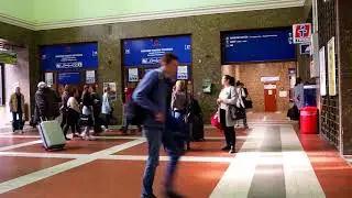 Železničná stanica - Main Railway Station -Bratislava 2018 (4K)