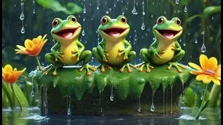 Siete ranitas saltan en los charcos | Canción Infantil de Números