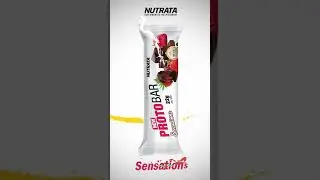 Protobar Nutrata Barra de Proteina Whey 70g cada Caixa 12 unidades #suplementos #nutrata
