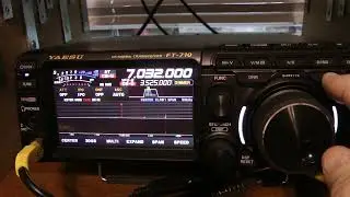 Приемник Yaesu FT-710 CW с узким фильтром (250 Гц) и APF