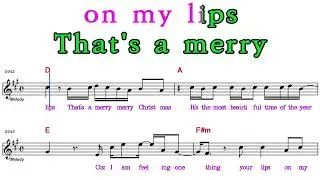 Mistletoe / Justin Bieber A(남성)키 #MR #노래방 #반주 #karaoke #カラオケ