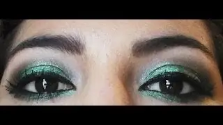 MAQUILLAJE VERDE ESMERALDA ❤ Esmerald green MAKEUP I am Gladys