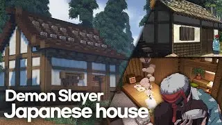 🌺 Minecraft How to build Demon slayer Japanesee house 🌺