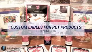 Unleash Your Brand's Personality with Eye-Catching Custom Labels for Pet Products|  Lightning Labels