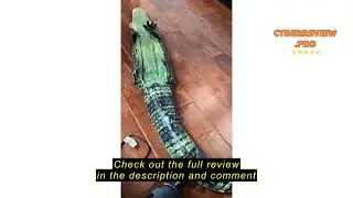 Review Liliful 1 Pcs 49 Inch Inflatable Alligator Pool Float Floating Alligator Decoy for Pool Long