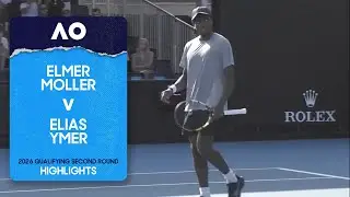 Elmer Moller v Elias Ymer Highlights | Australian Open 2026 Qualifying Second Round