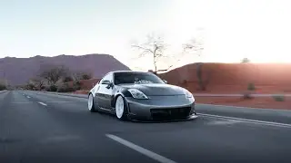 Carbon Fiber Nissan 350z scraping the streets of Southern Utah in 4K