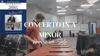 Bach's Violin Concerto in A Minor (Arr. Morris Goldenberg) - MARIMBA SOLO